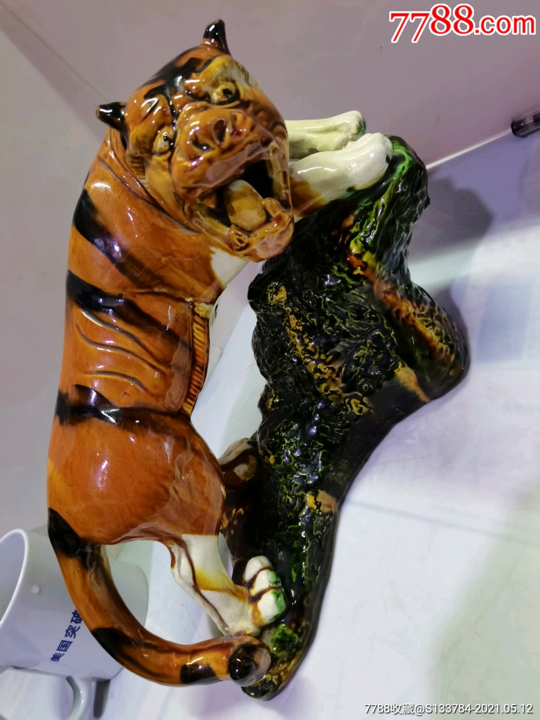 唐三彩大老虎漂亮