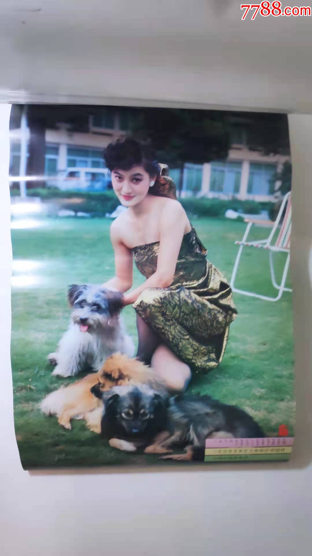 怀旧老挂历~1991年情趣美女摄影题材民俗怀旧挂历全,总第778号