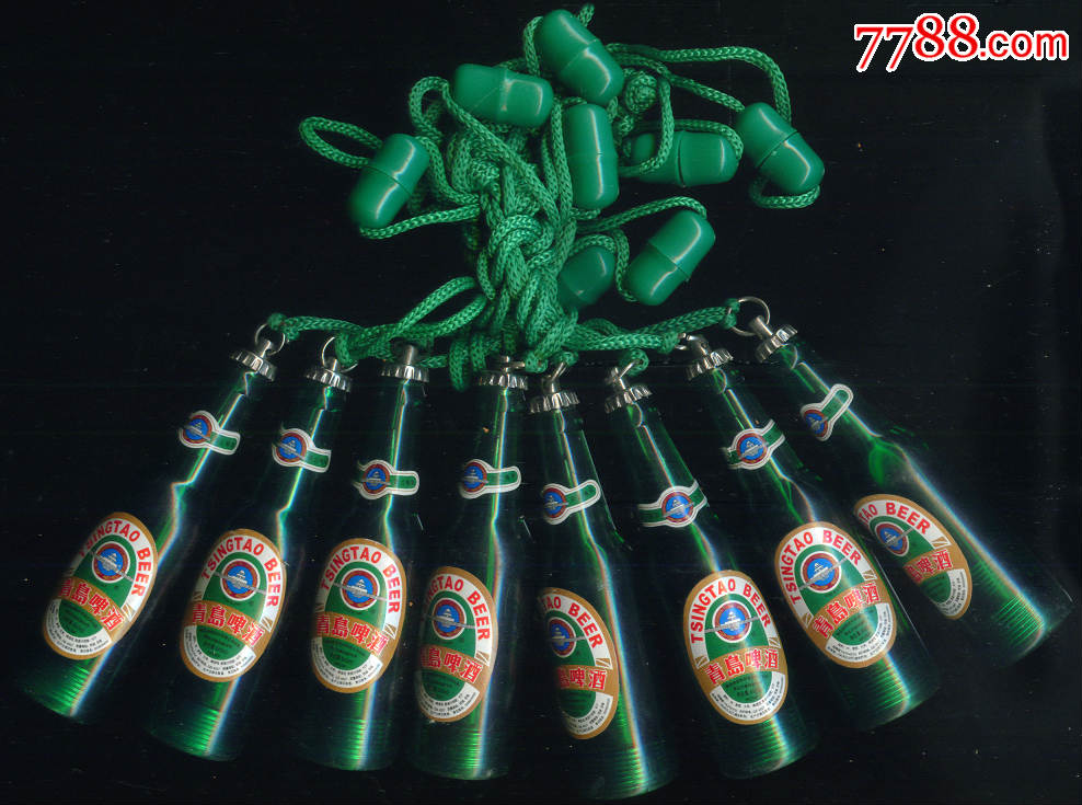 90年代早期青岛啤酒官方产酒瓶状圆珠笔8个一起