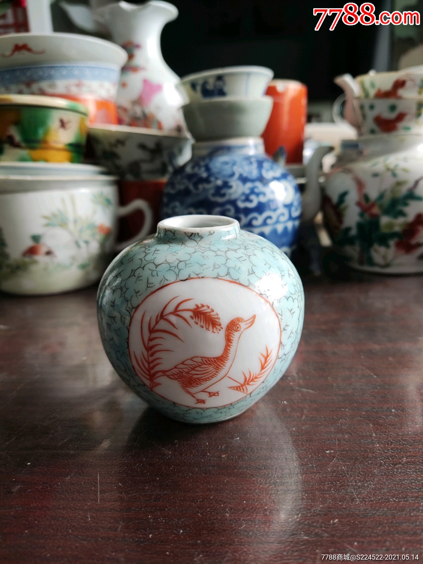 民国粉彩什锦芦雁水盂_价格750元_第1张_7788收藏__收藏热线