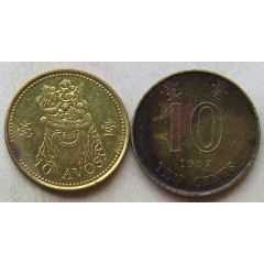 香港澳门壹毫一对