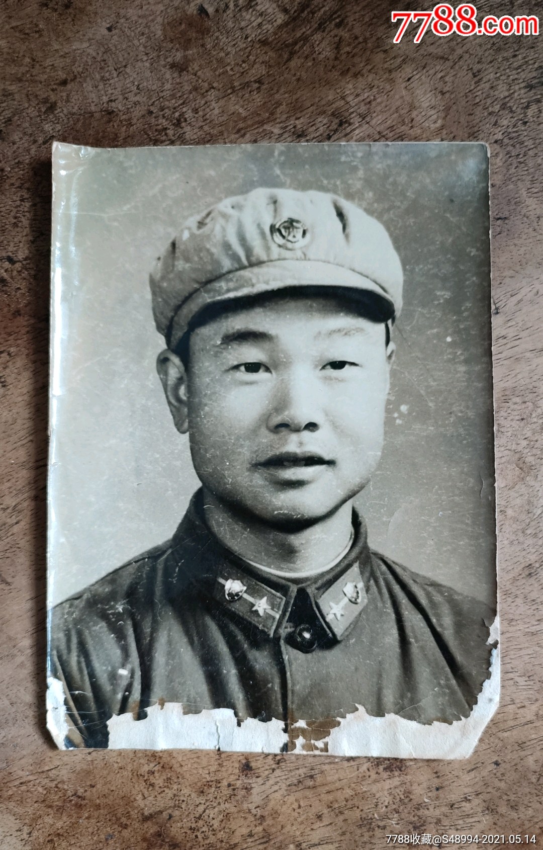 解放军战士,领花,帽徽_老照片_荣华藏珍【7788收藏__收藏热线】
