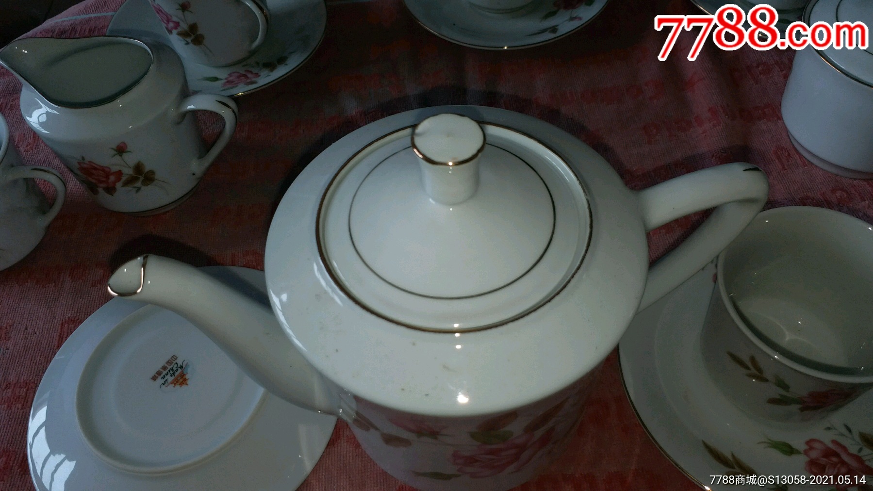 文革原包装全新未用景德镇红星瓷厂15头茶咖具一套