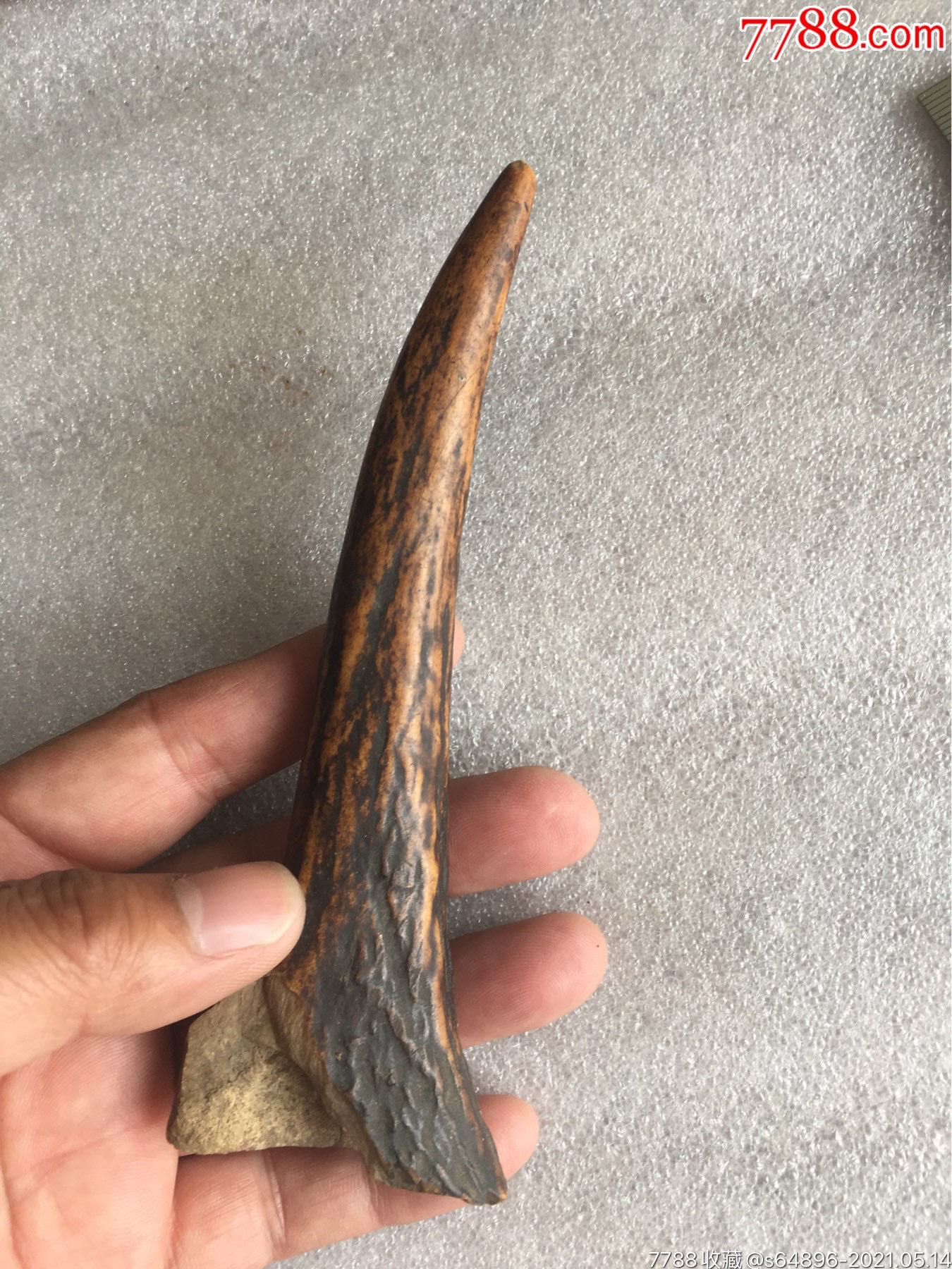 包浆不错的清代老动物角