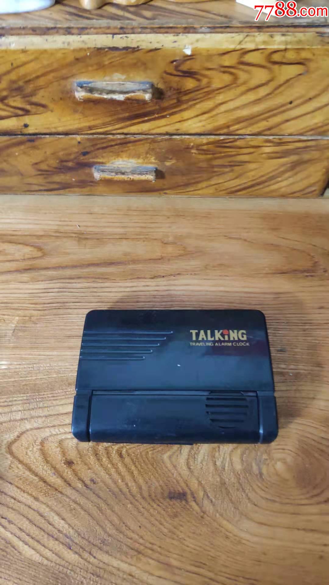 上世纪90年代台湾产老式台式电子语音报时闹钟民俗怀旧老物品.