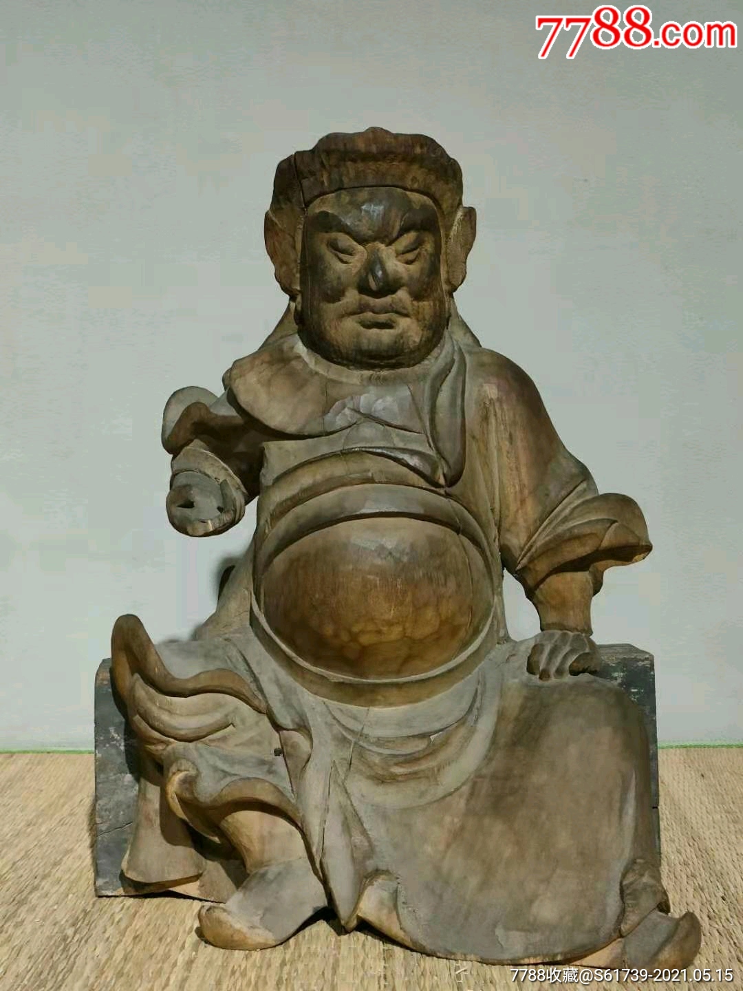 民国木雕关公