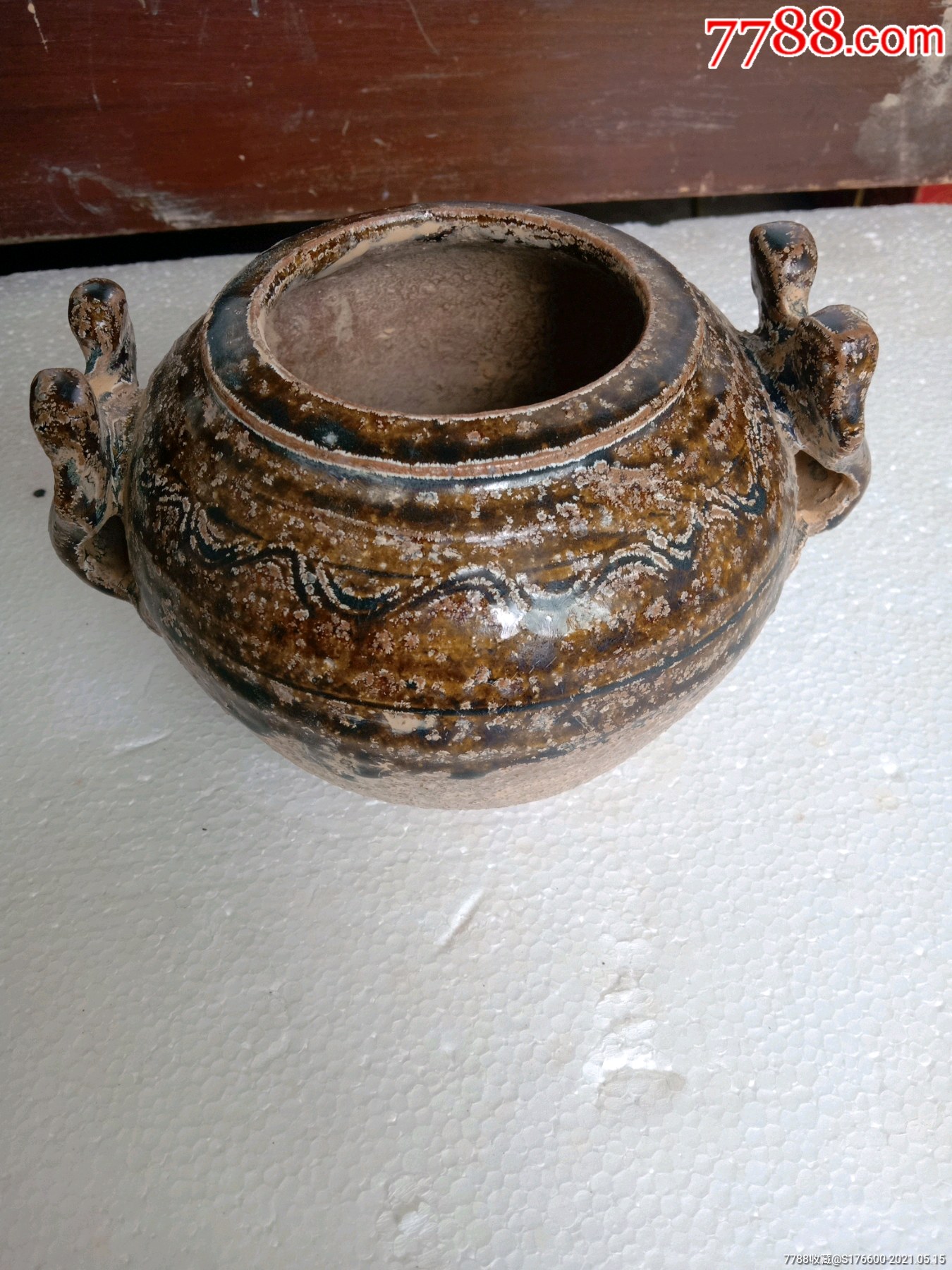 汉罐_酱釉瓷/紫金釉_品牌图片_收藏价格_7788闹钟收藏