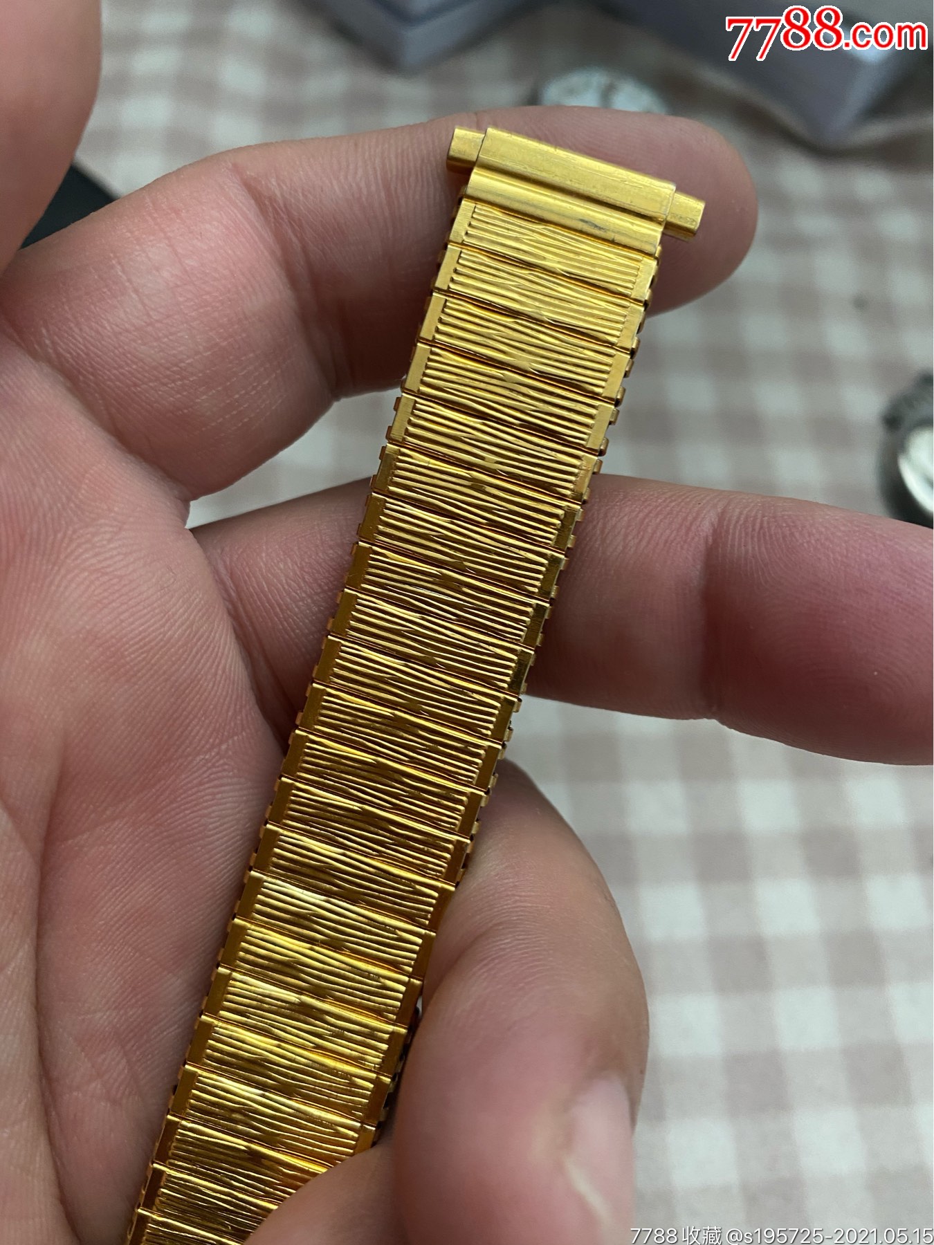 进口包金弹簧表带