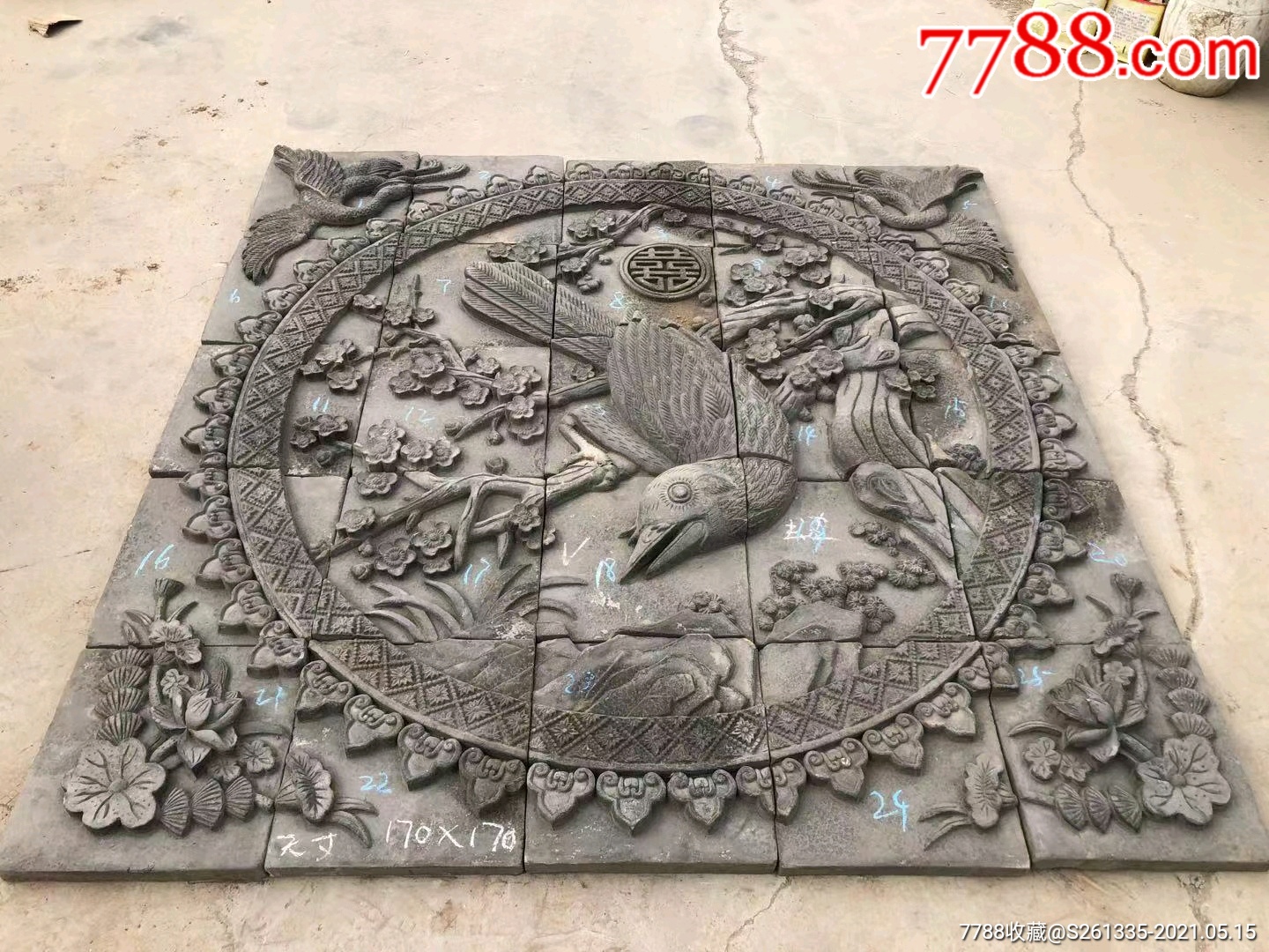 喜鹊登梅老砖雕寓意好墙壁装饰必选需要得来