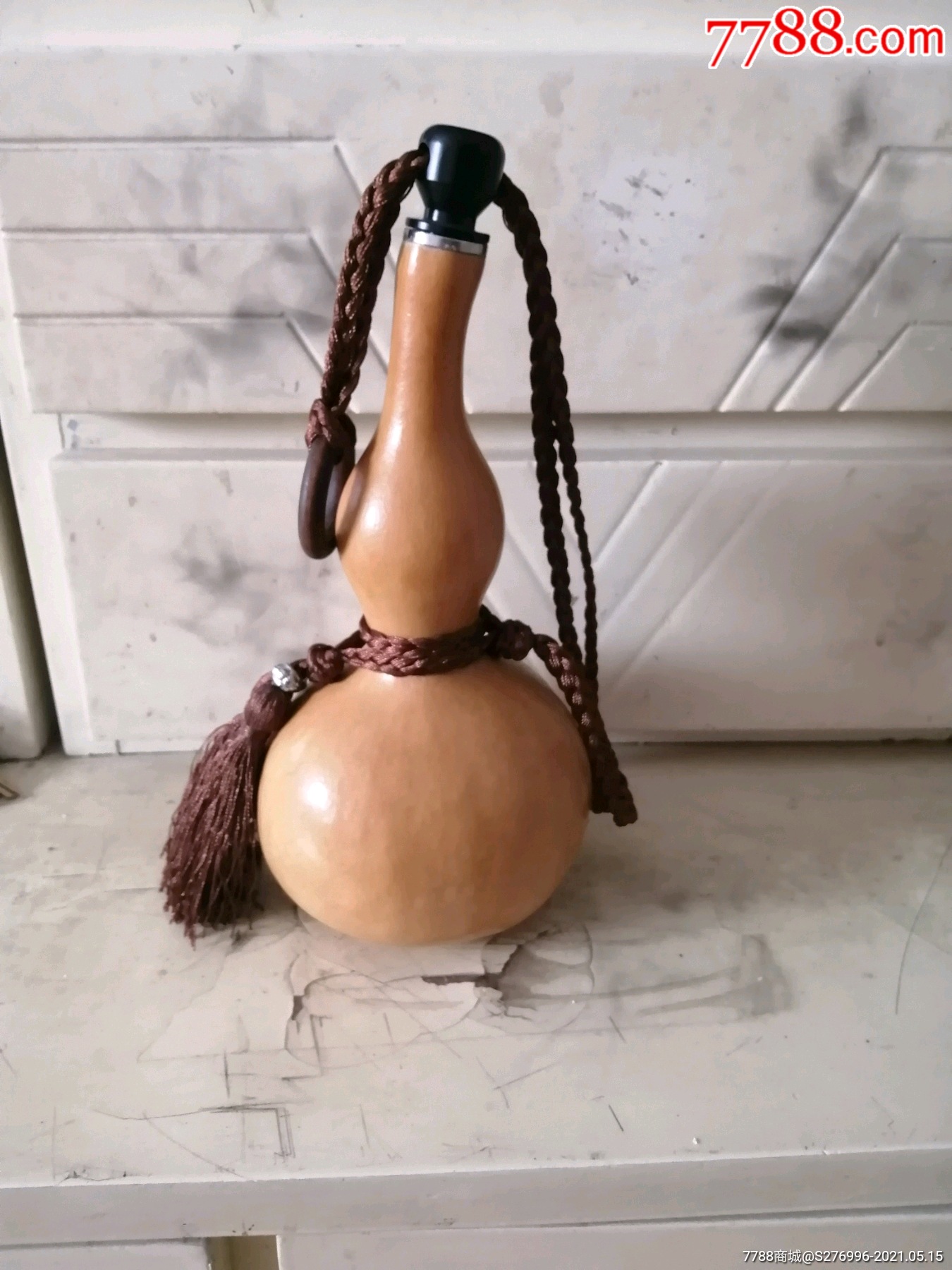 纯手工制作天然大葫芦酒具