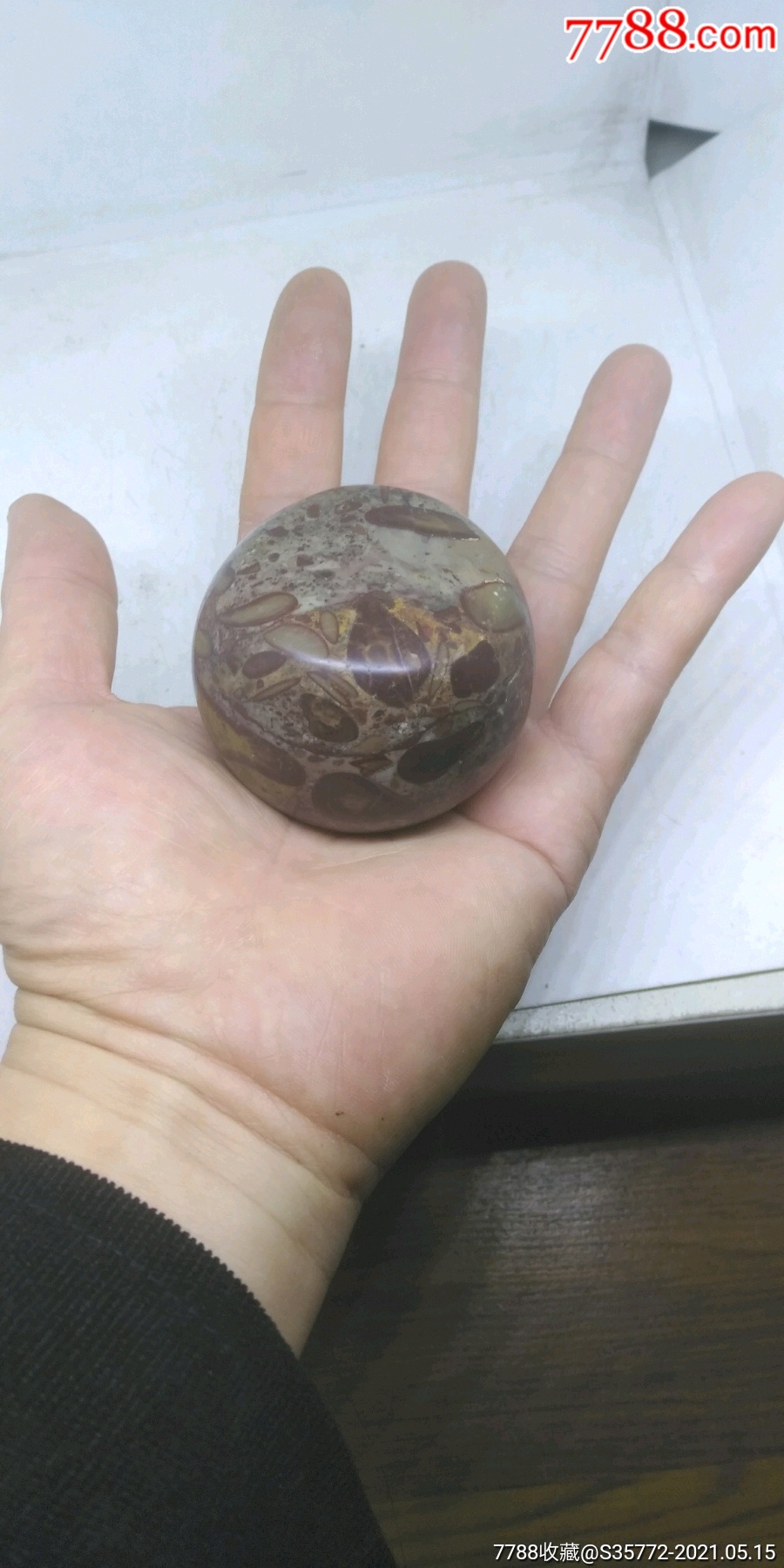 天然五花石纯手工案头小雅