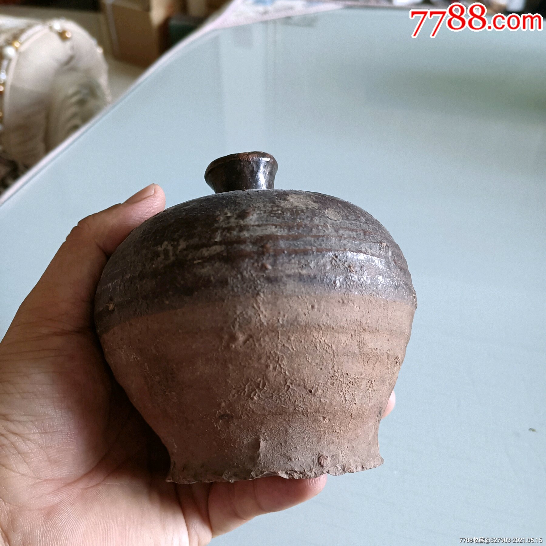 清代茅台酒土陶瓶收藏重器