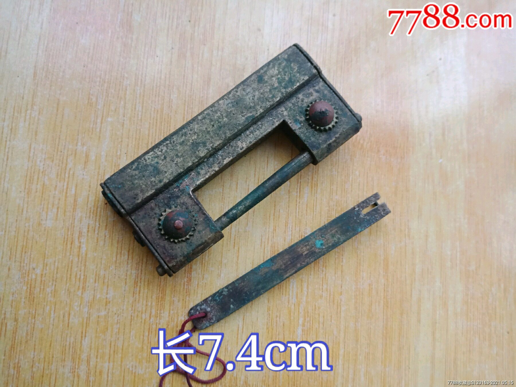 老铜锁明锁机关锁