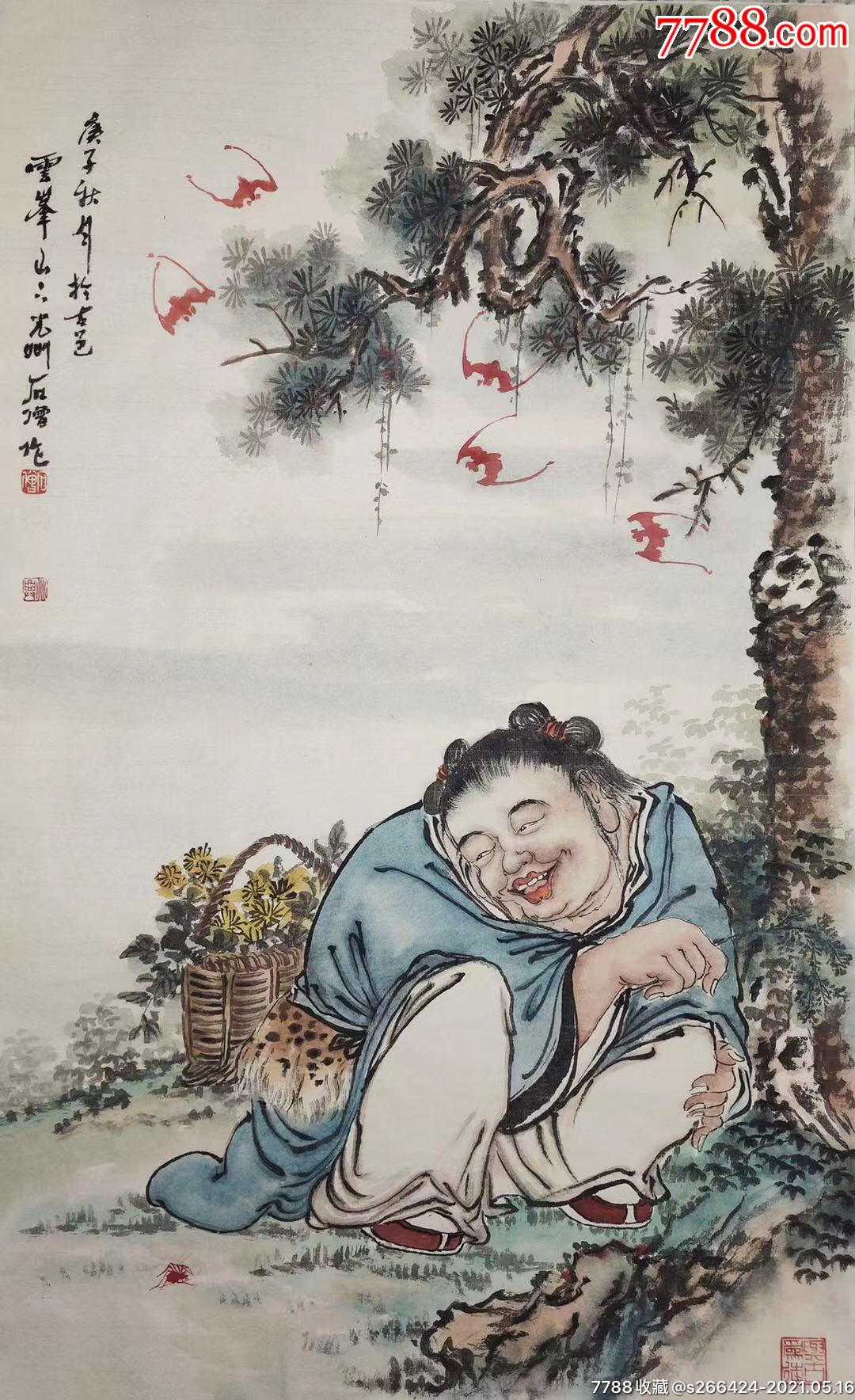 石僧_山水国画原作_第1张_7788字画网