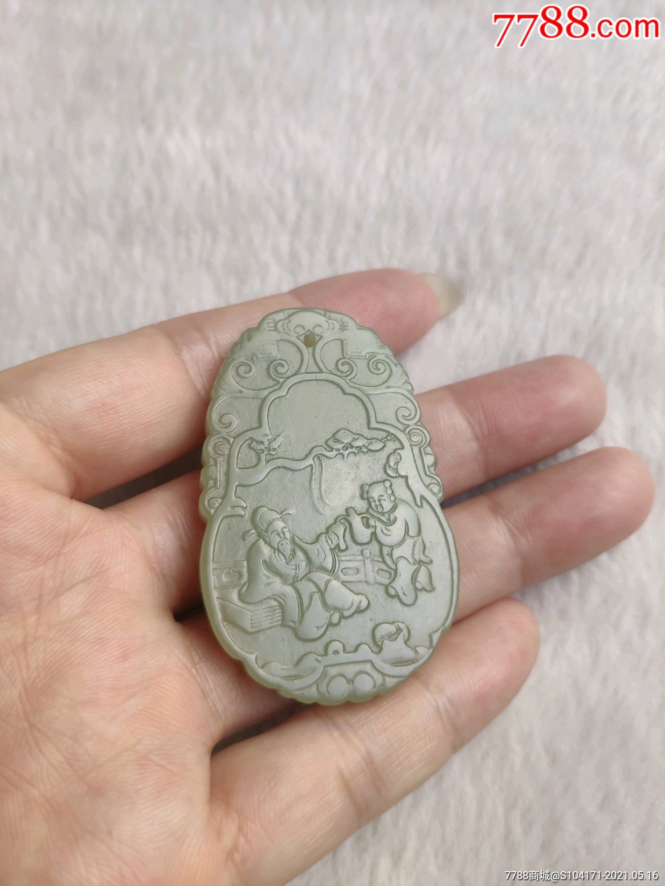 古玉老玉和田玉白玉玉子冈牌明清老玉件玉器