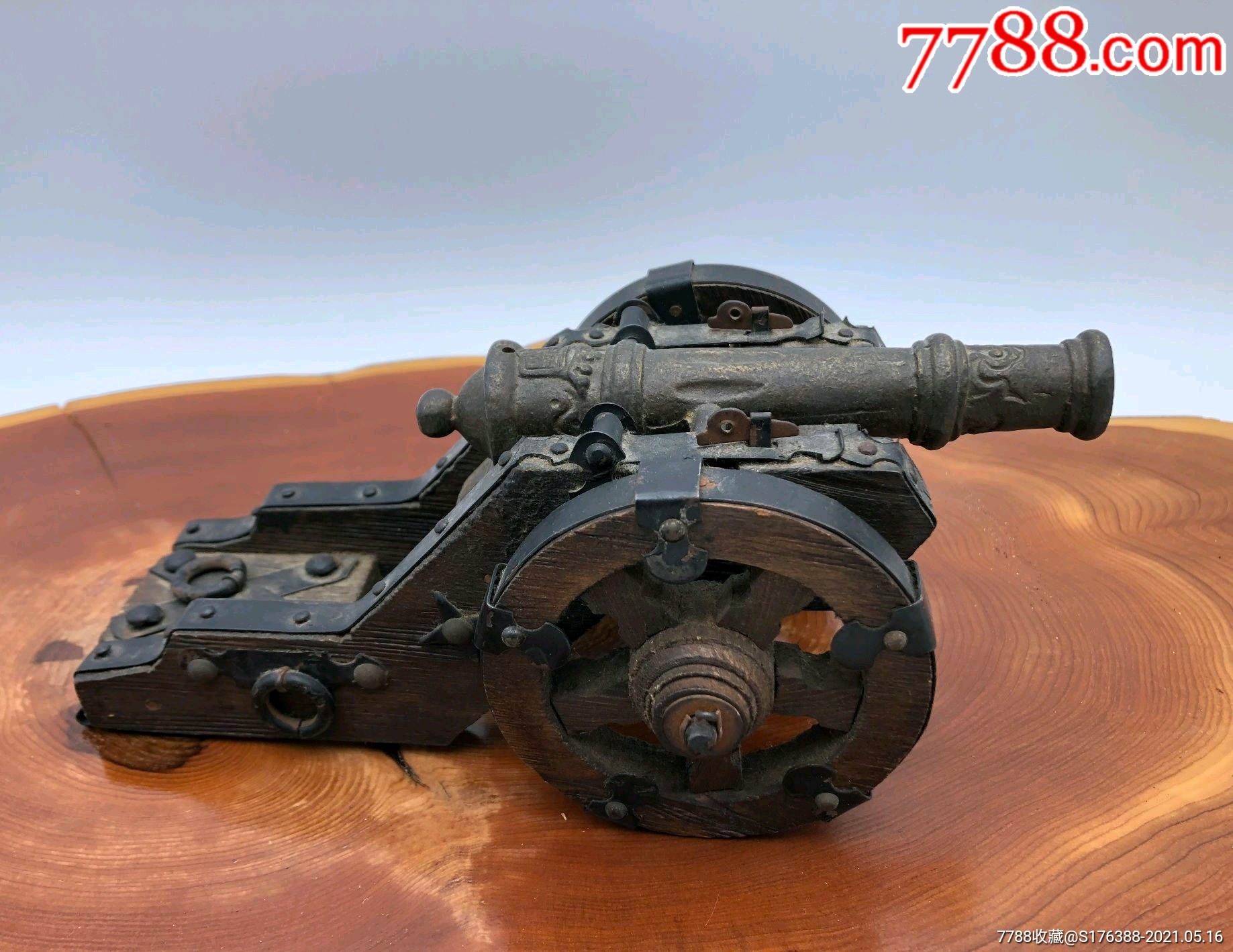 五十年代出口创汇时期炮车模型