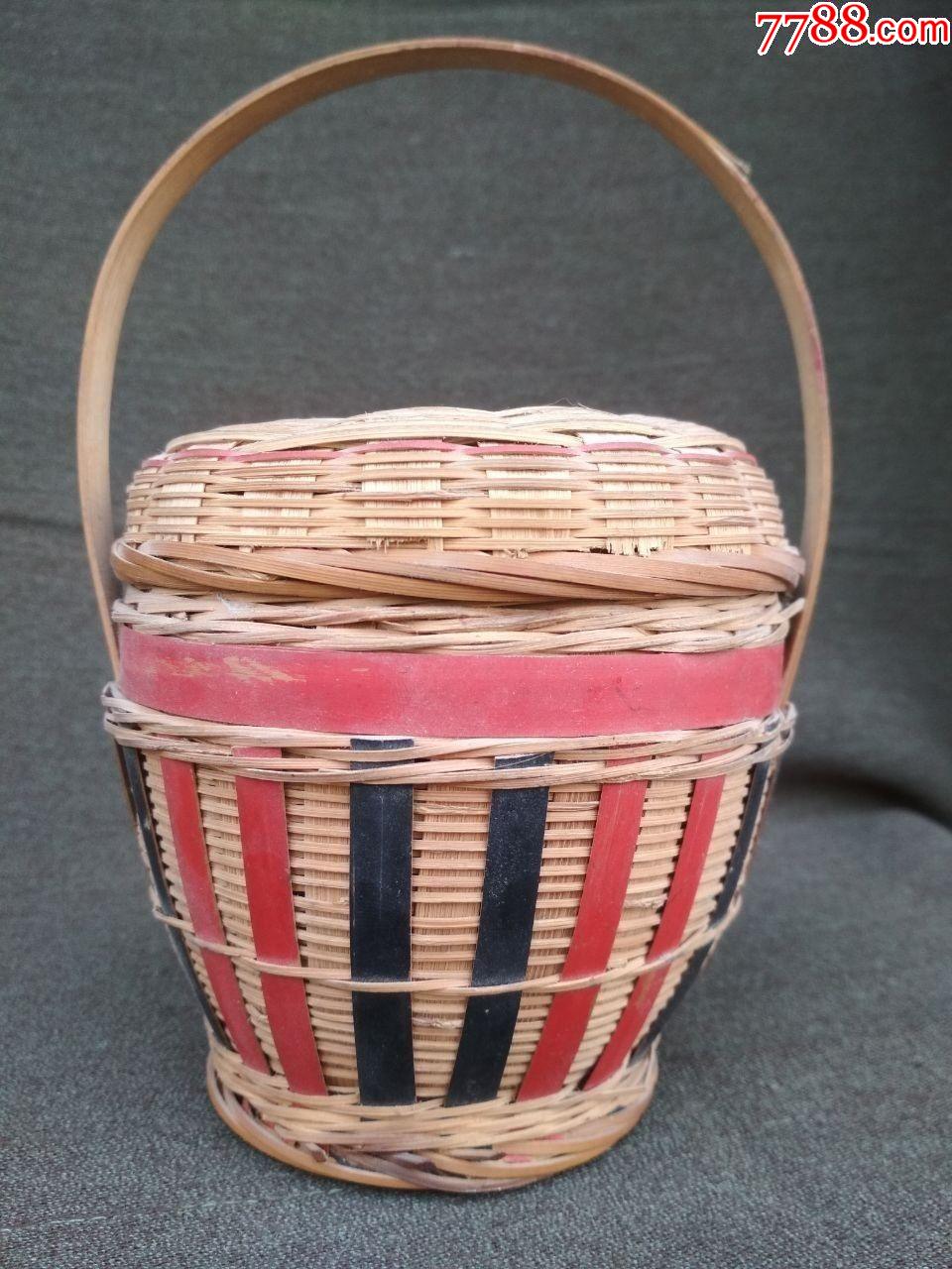老竹编小提篮