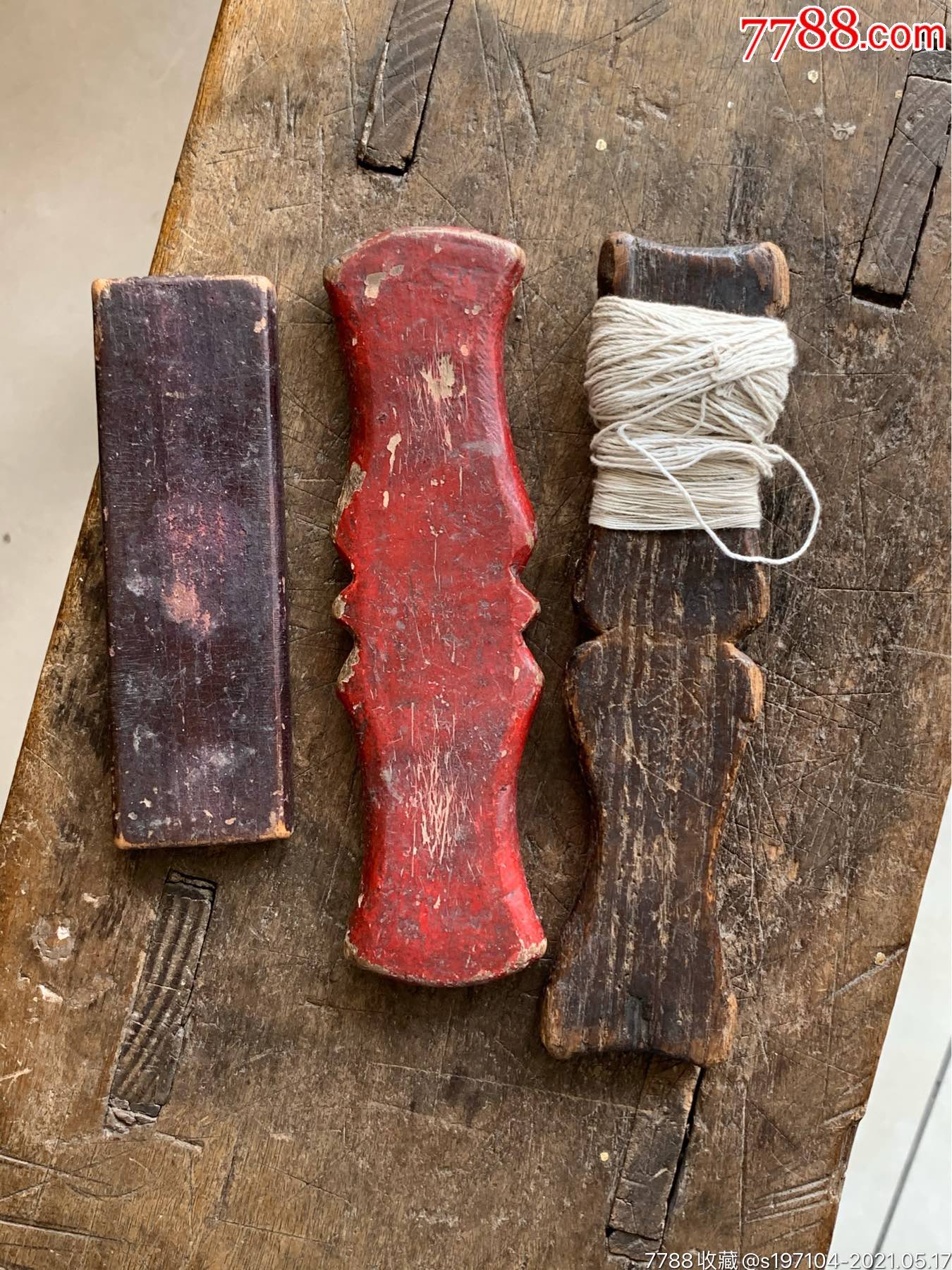 三个老木头缠线板