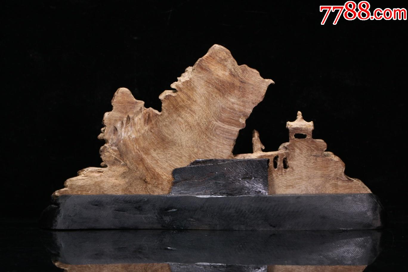 旧藏,沉香山子摆件