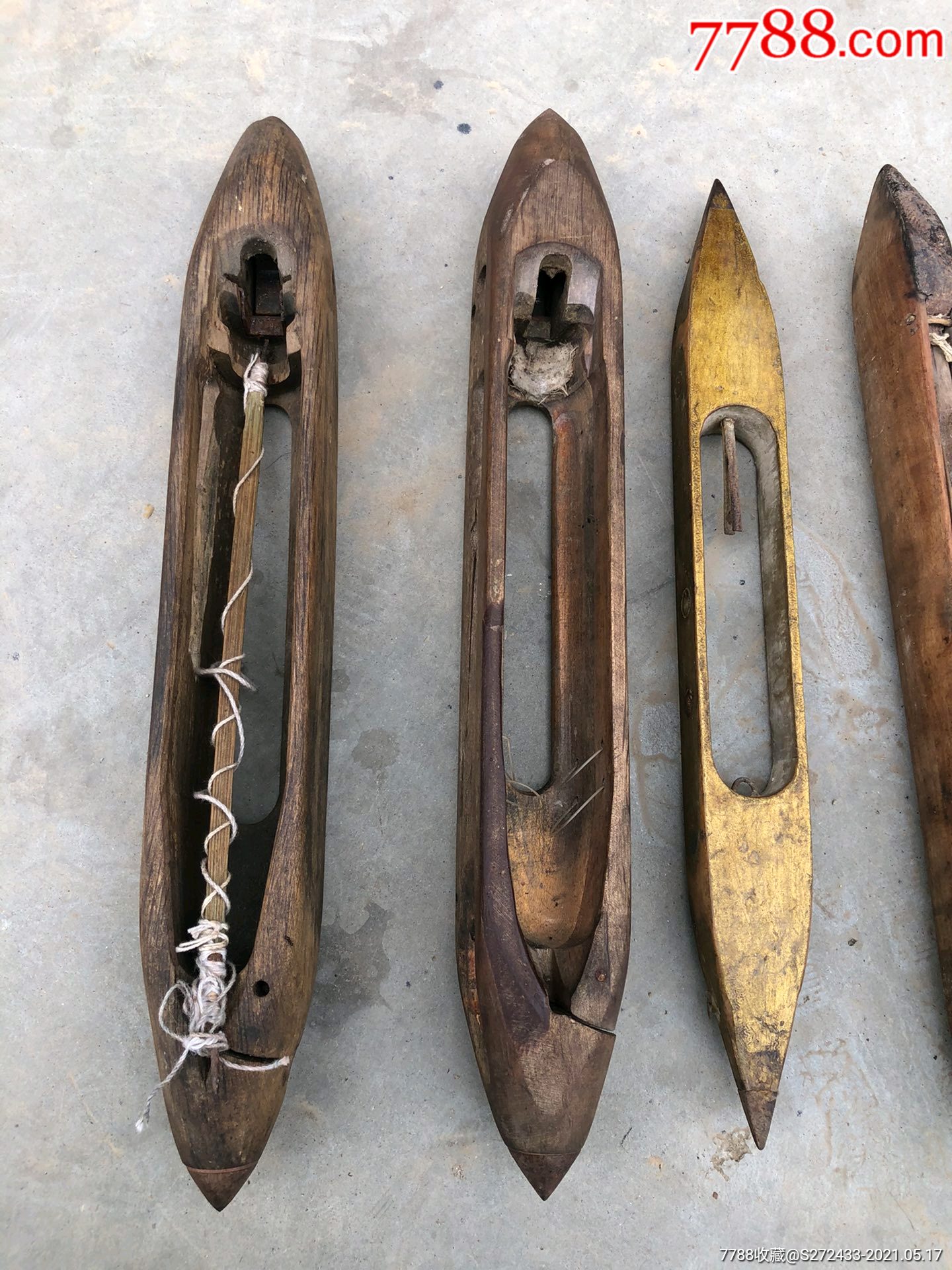 下乡收的梭子完整包老,品相如图