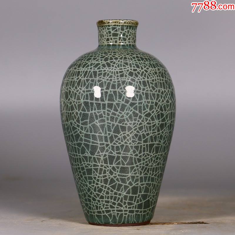 溪口官窑梅瓶1588厘米工艺品