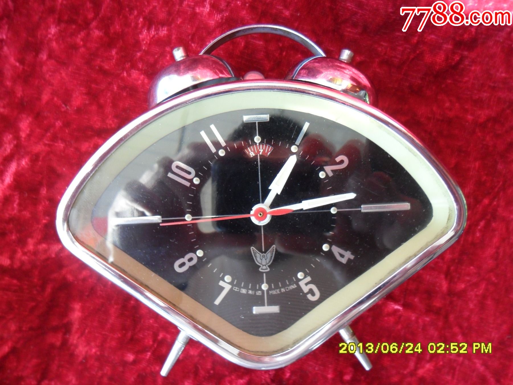 (古董)白鸽牌小闹钟_价格80元【鑫合古玩阁】_第1张_7788收藏__收藏