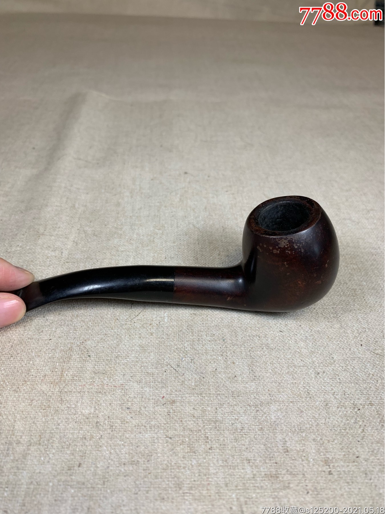 古董古玩收藏杂项民国烟斗进口红木西洋复古老烟斗