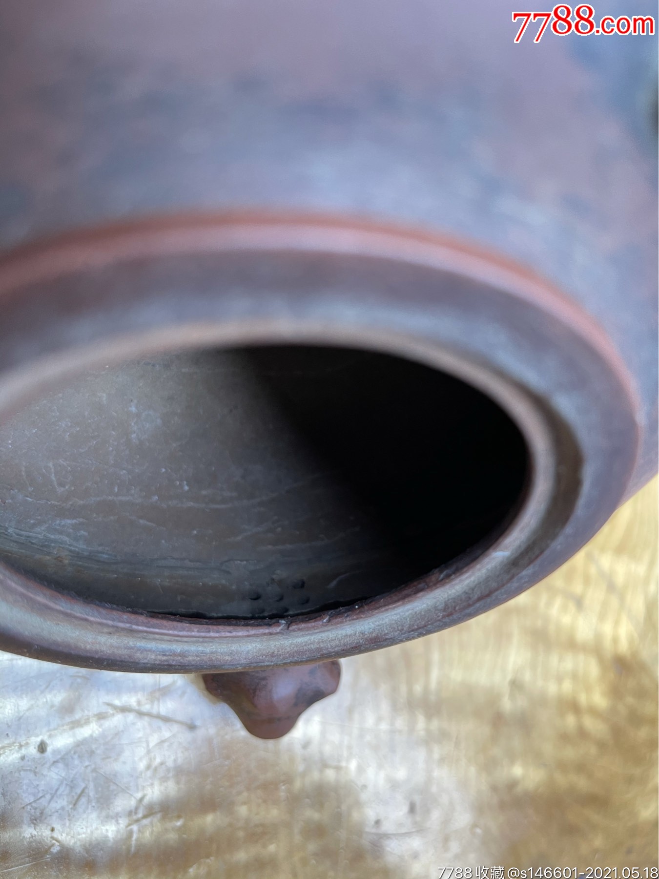 好品相!文革王菊芬款宜兴紫砂壶!