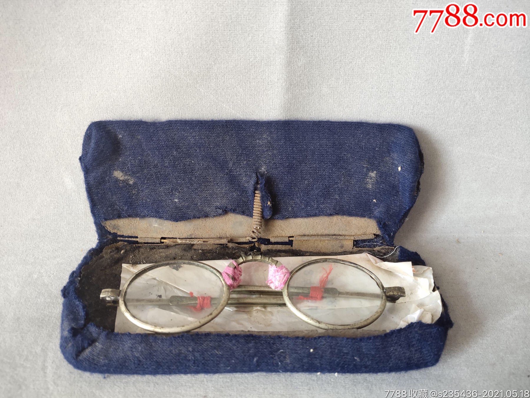 民国时期水晶老花镜品相完整做工精致包老包真