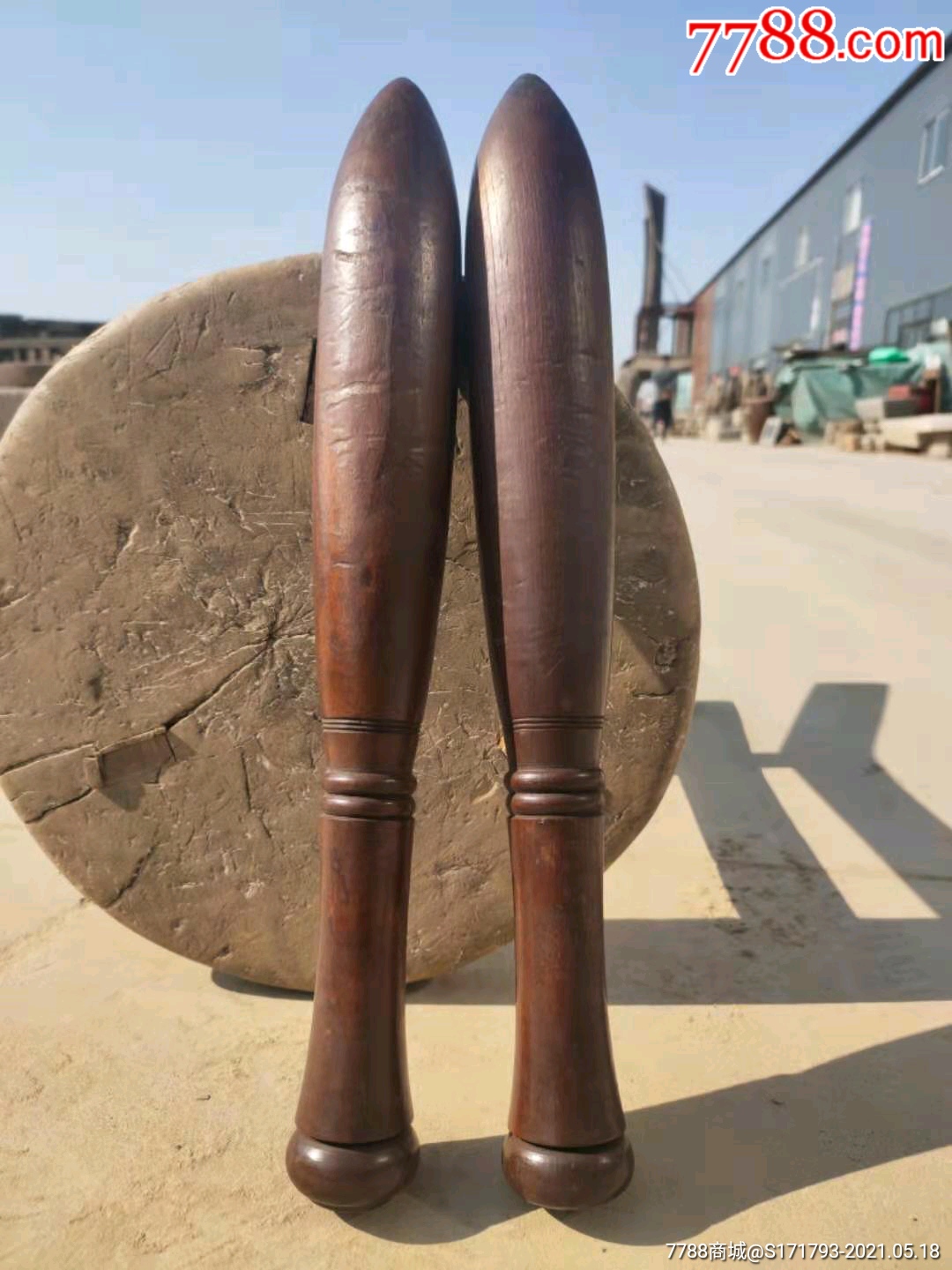 清代,桃木,冷兵器之王,鸳鸯棒