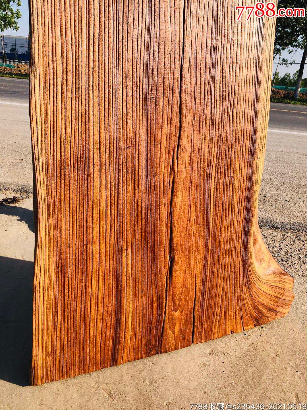 百年风化紫榆独板尺寸如图可做茶台厚重大气纹理漂亮使用超值