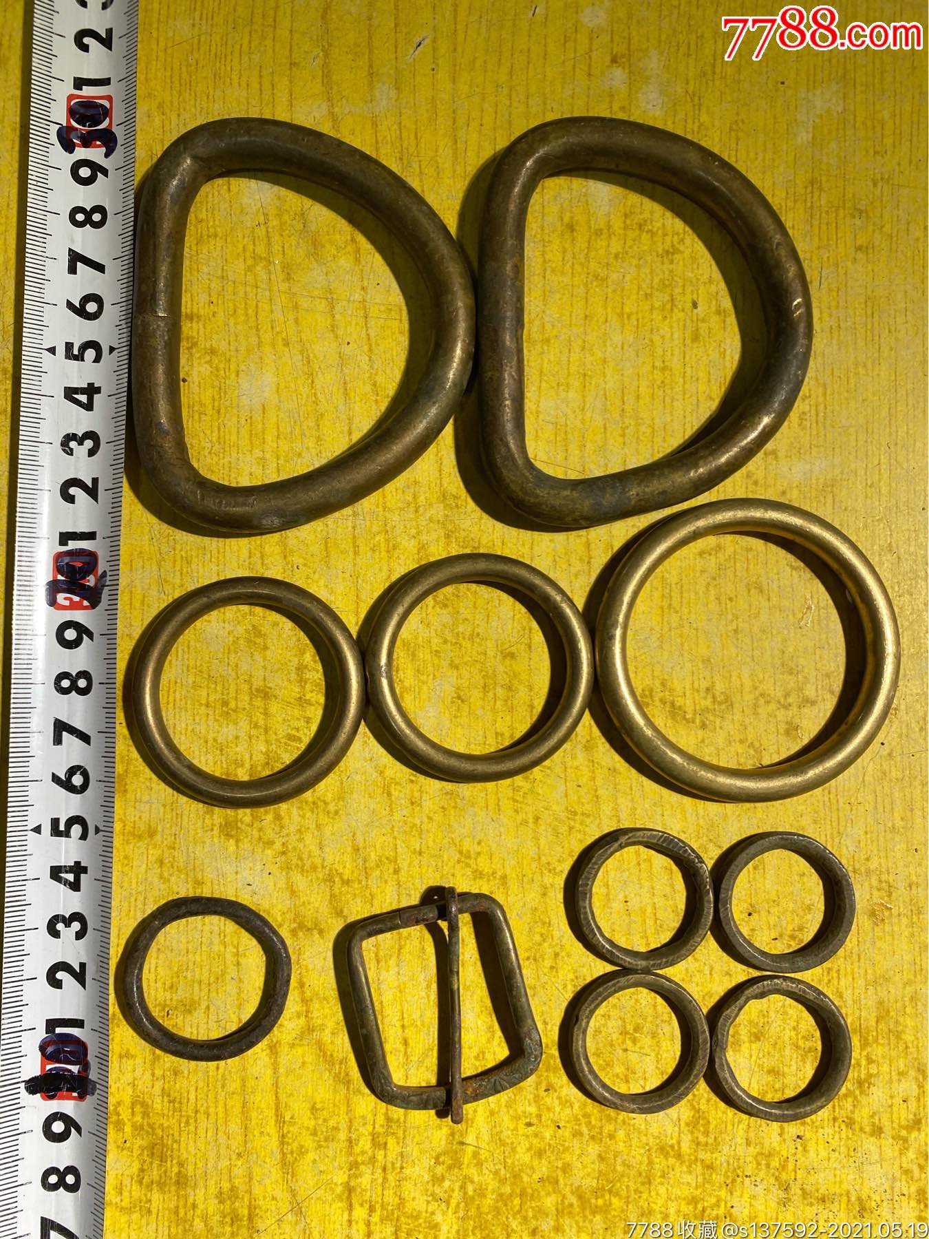 清末民初一组铜环合售