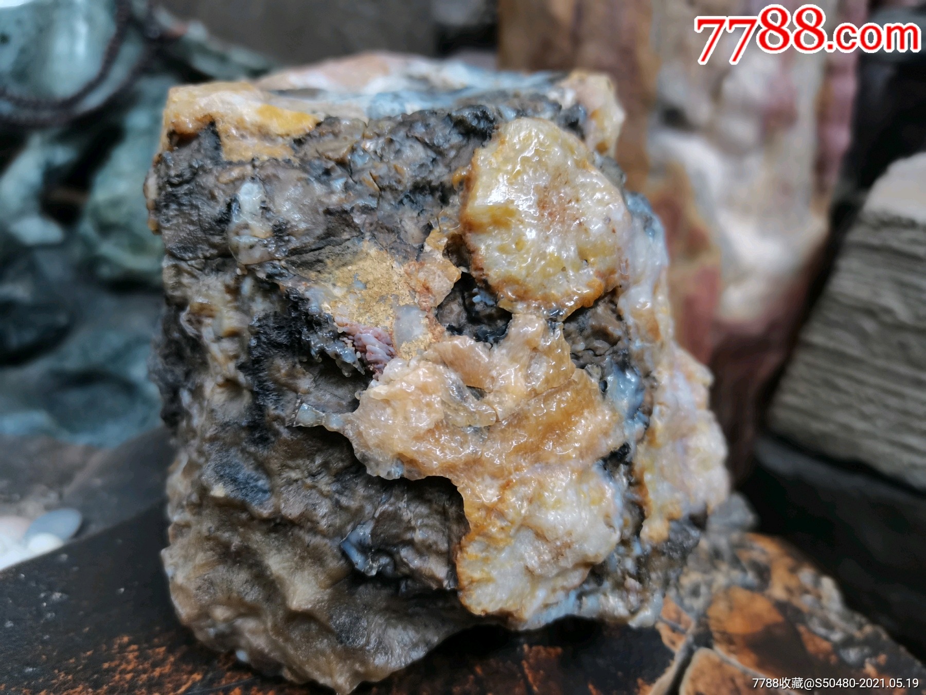 内蒙阿拉善戈壁玛瑙原石沙漠漆风凌石风砺石金钱石眼睛石地表料玛瑙