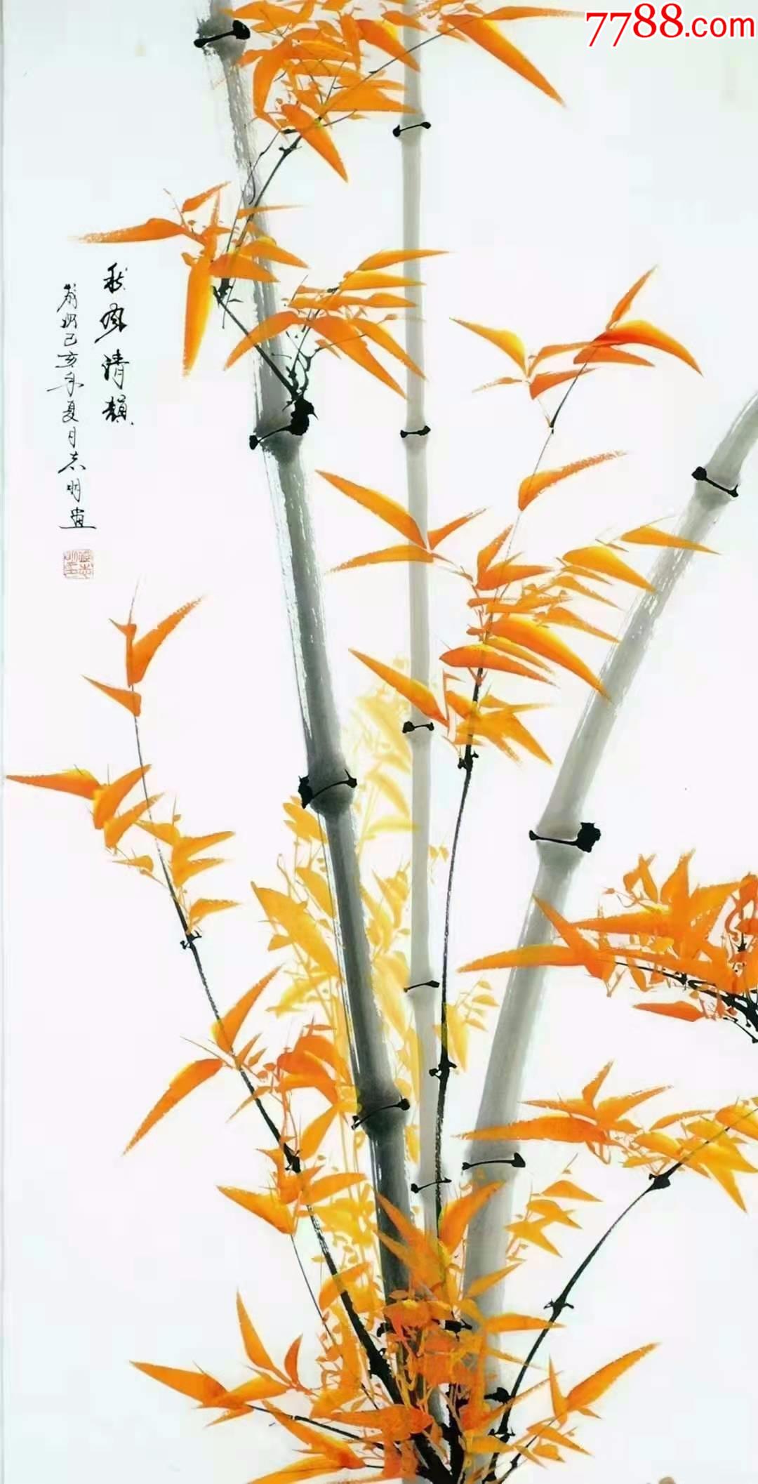 邱志明四尺彩竹06