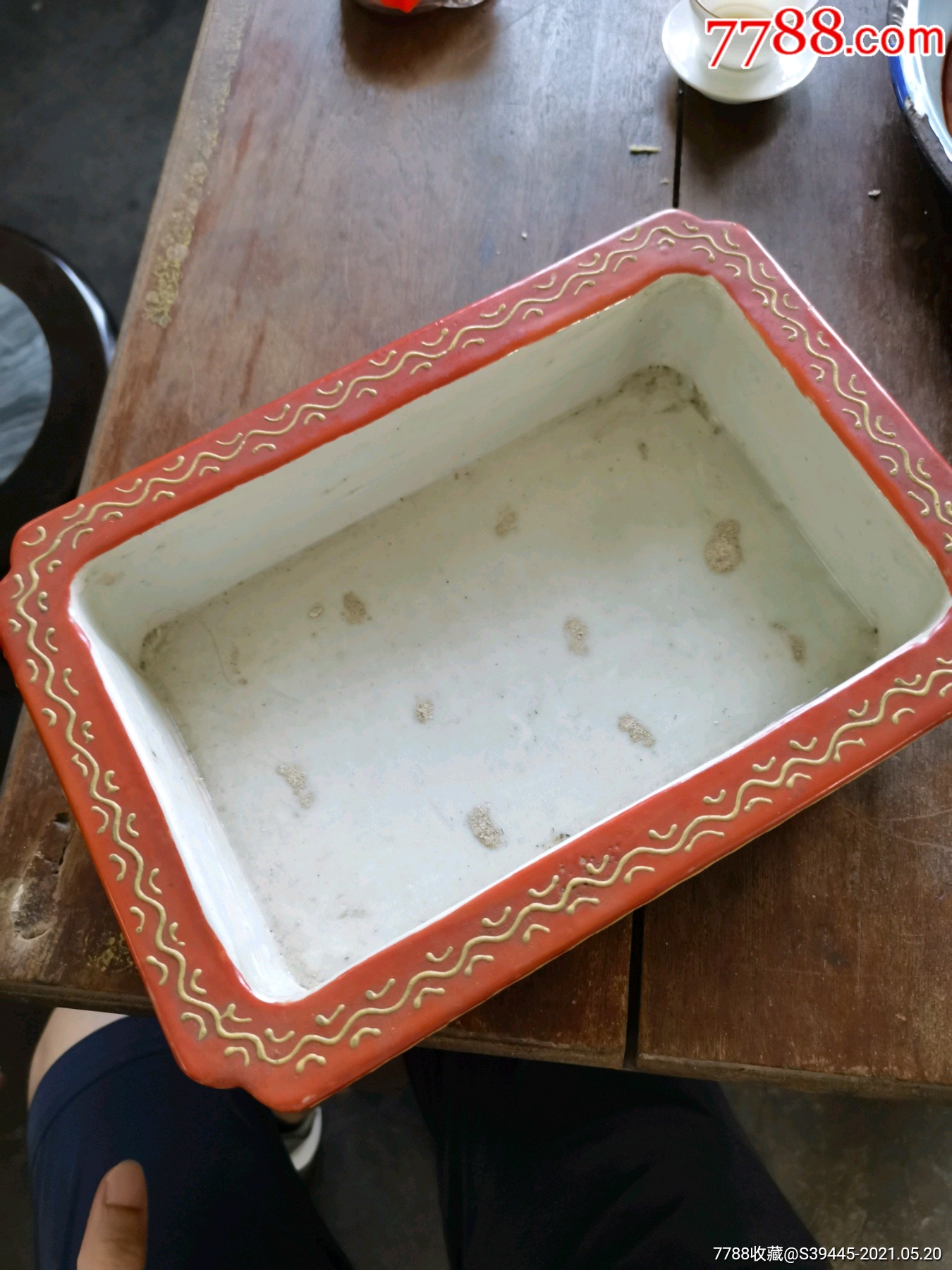 民国粉彩水仙盆【大号】