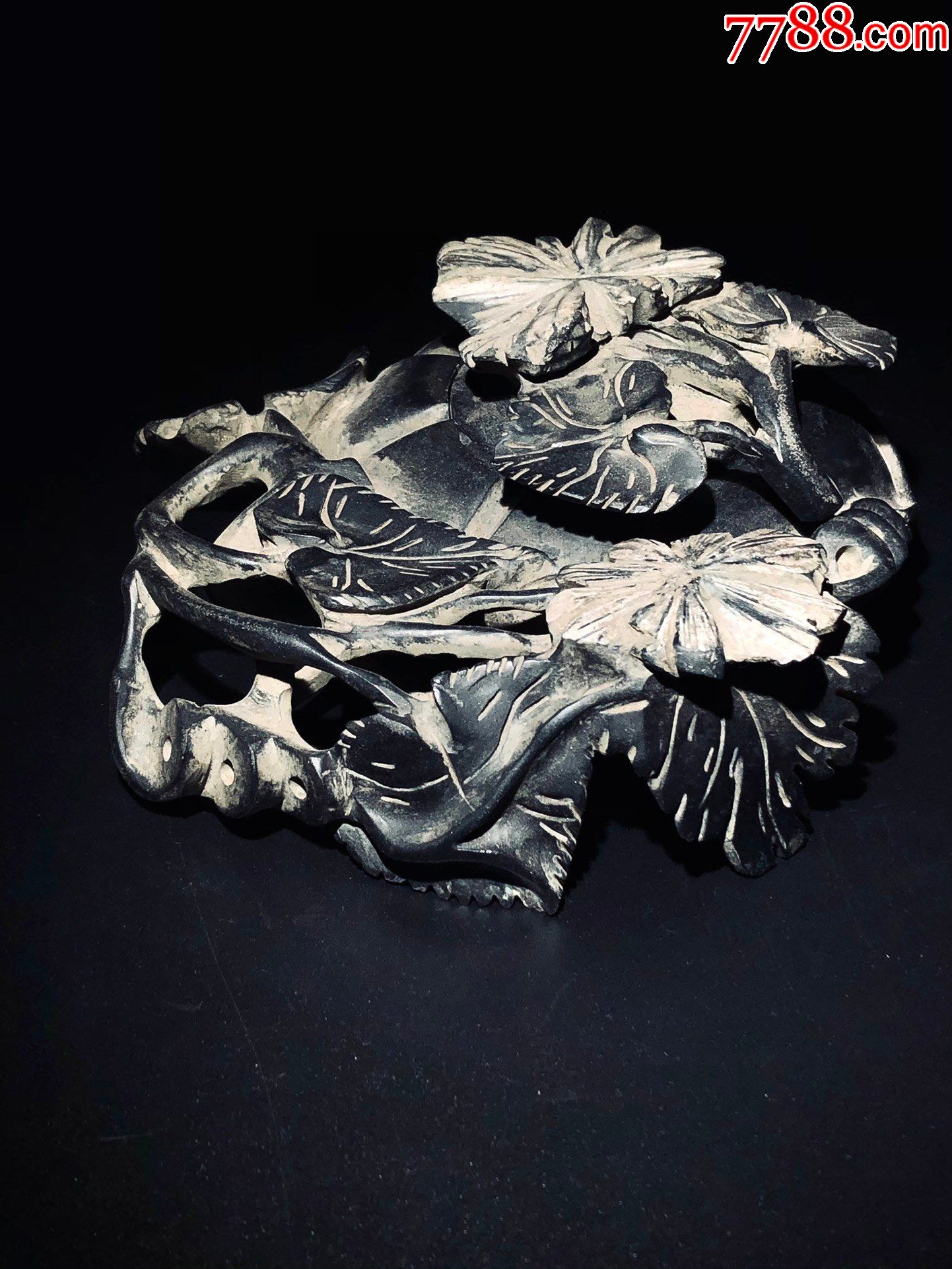 菊花石水洗-笔洗-7788文房四宝收藏