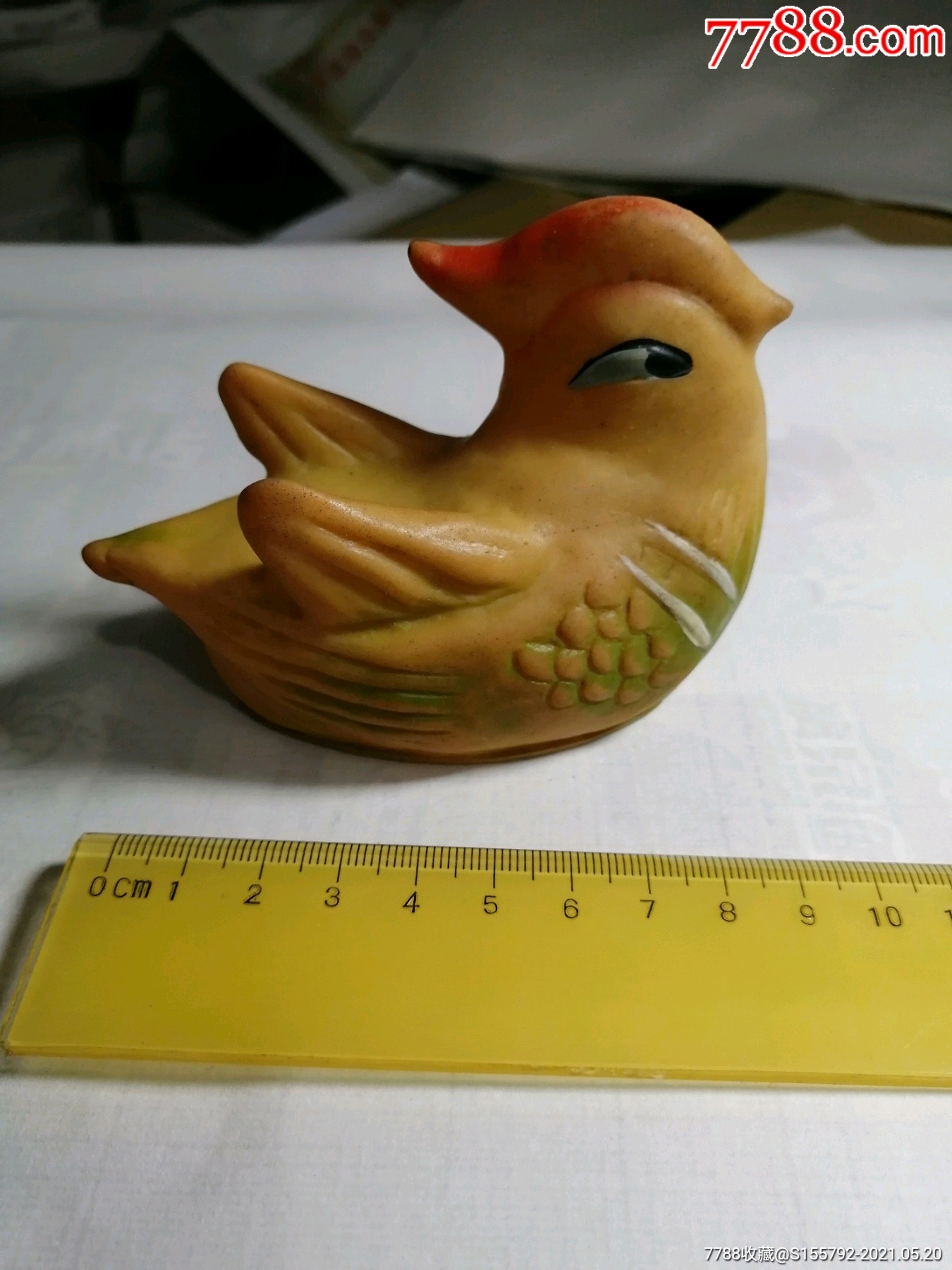 老胶皮玩具小鸳鸯