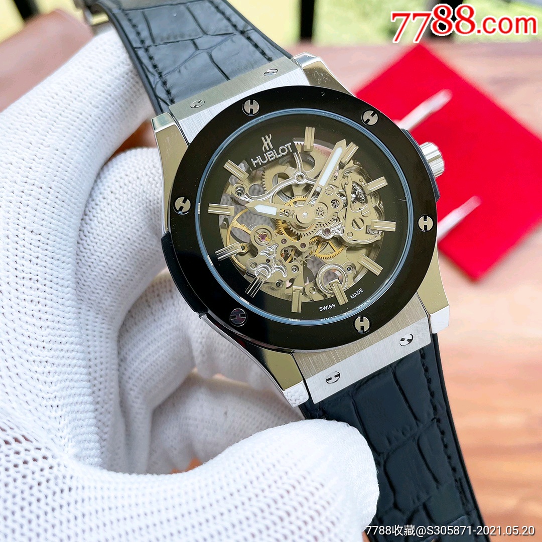 恒宝镂空*用机械表手表