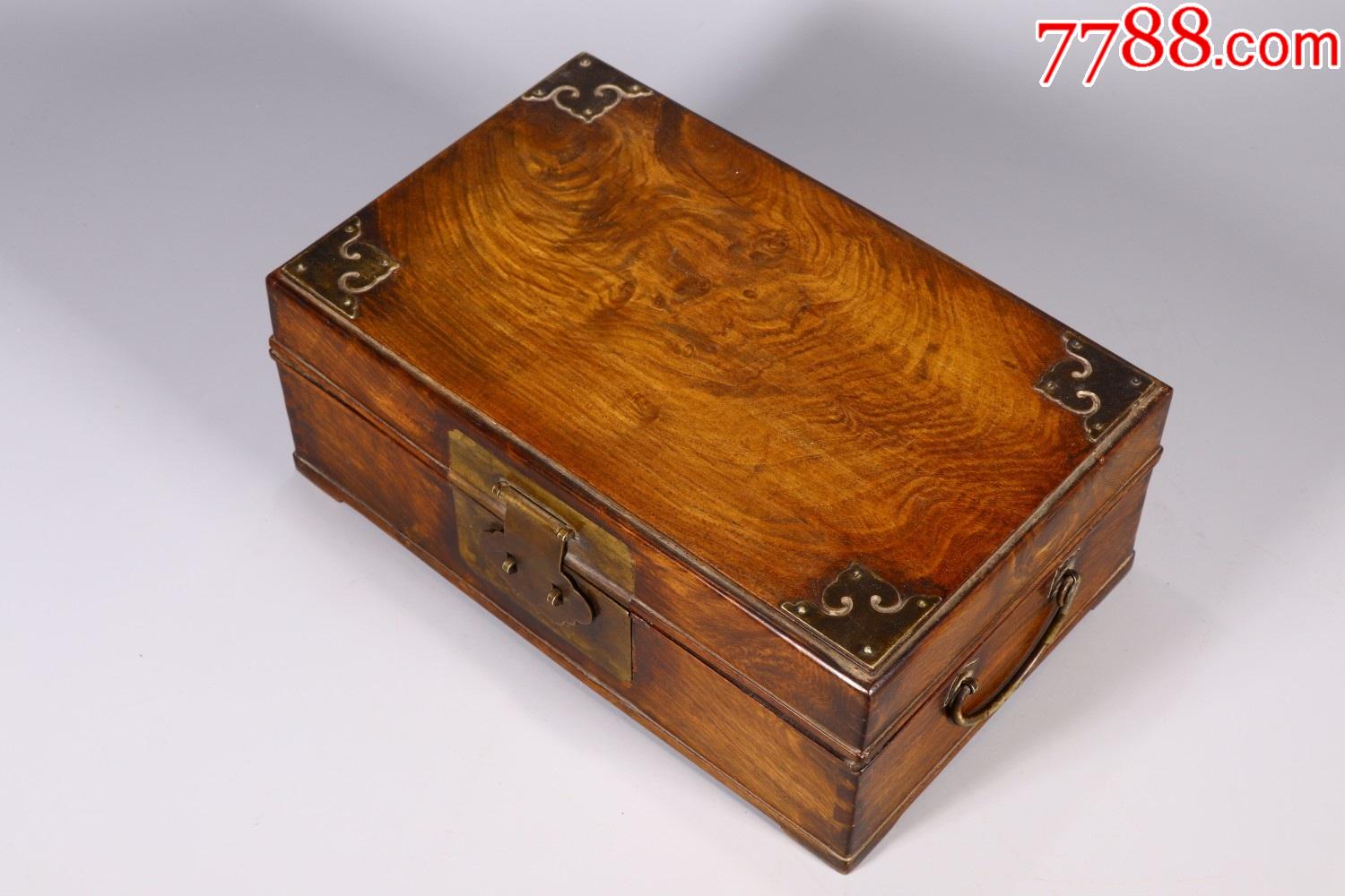 黄花梨四方盖盒-木盒/木匣-7788陶瓷