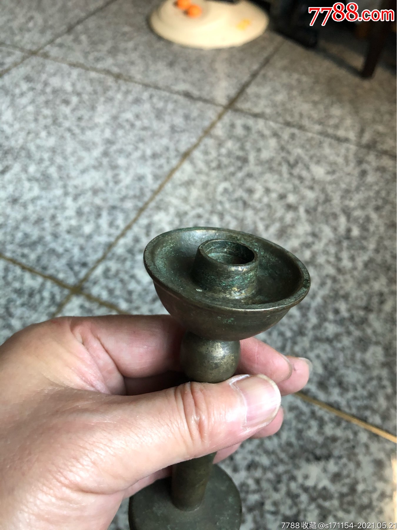 老铜油灯老铜烛台