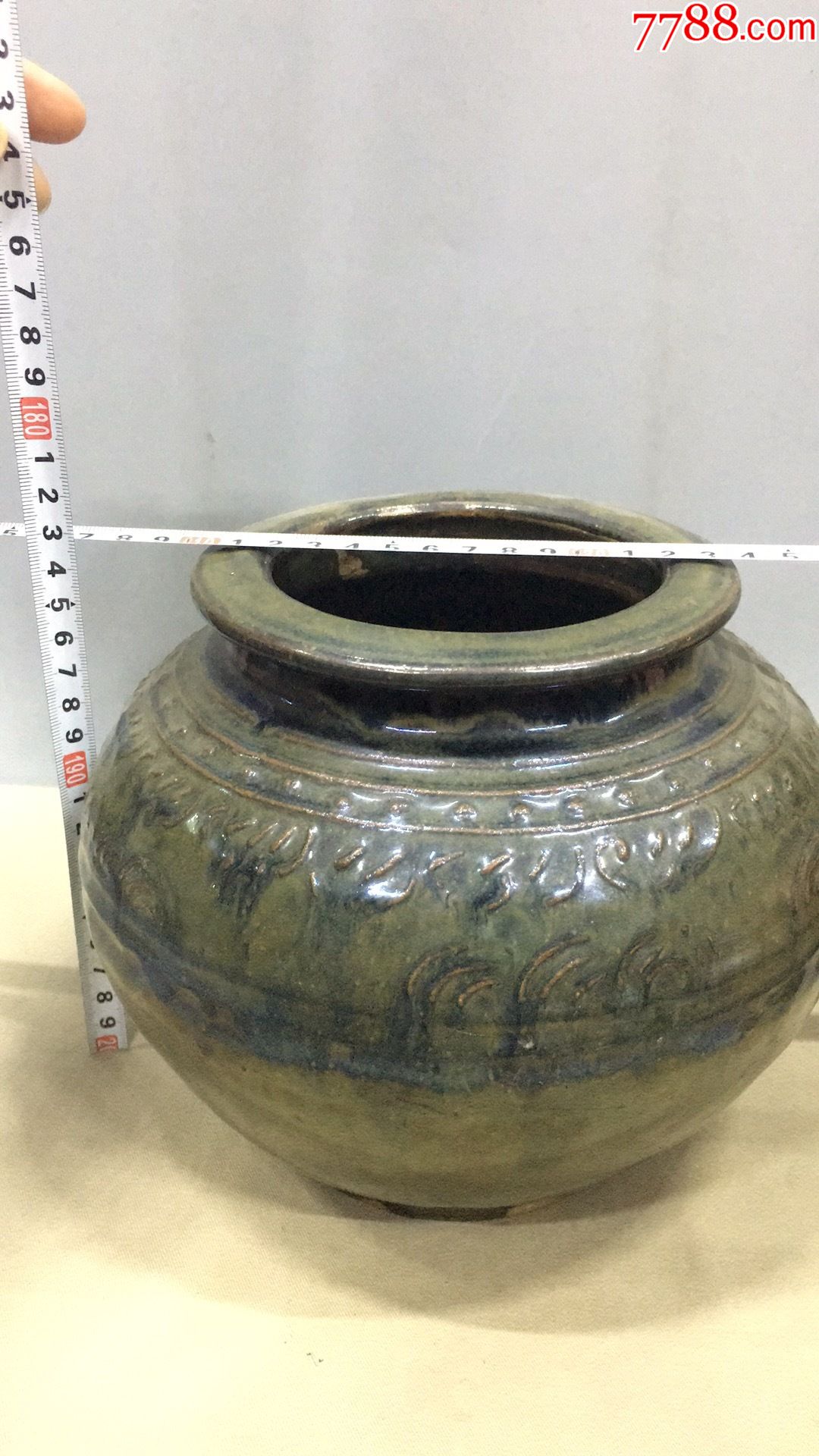 青釉鱼鳞罐_价格600元_第1张_7788收藏__收藏热线