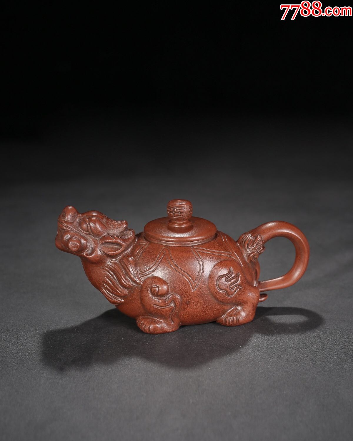 紫砂壶品名:龙龟