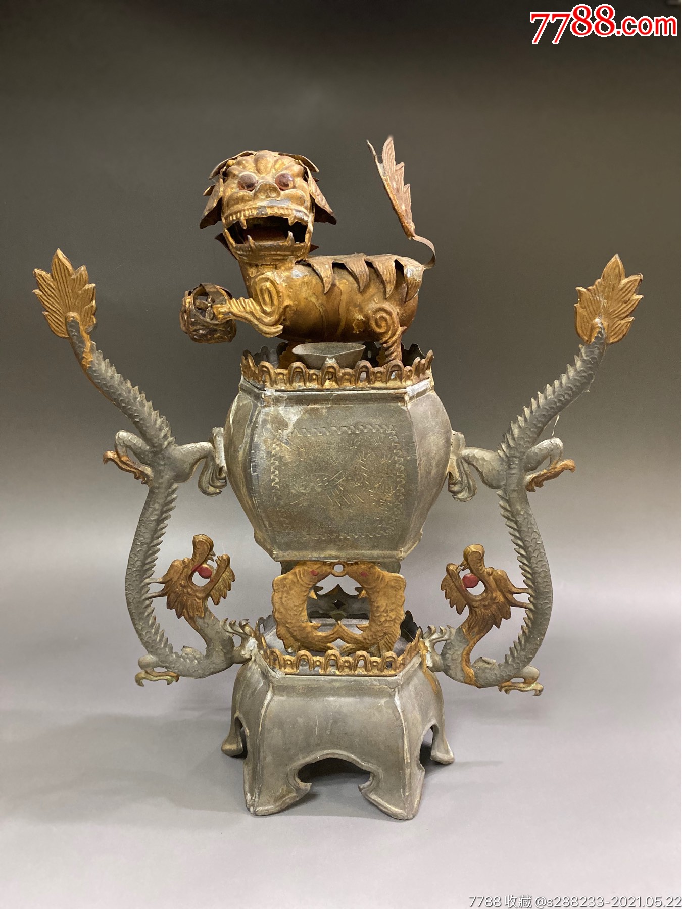 清代福祥锡铺锡制贡器