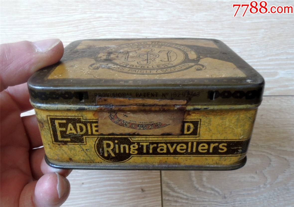 西洋收藏2105民国殖民者遗留苏格兰产ringtraellers铁盒子