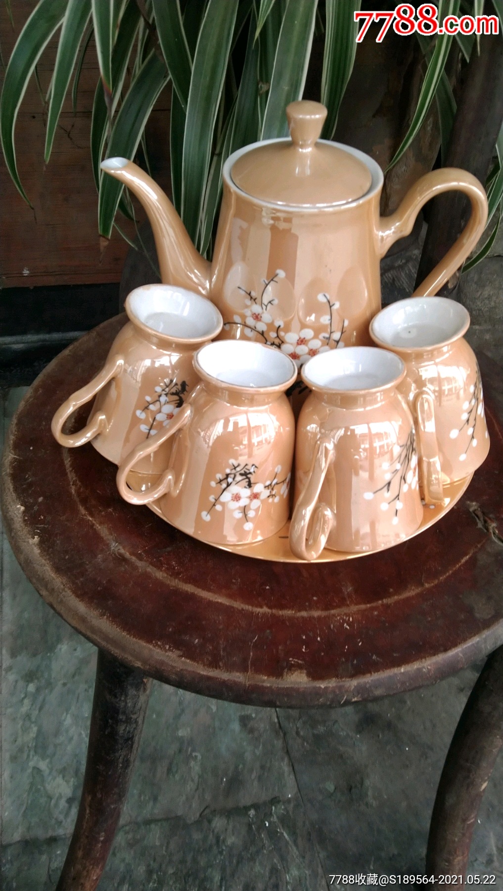 567梅花茶壶一套