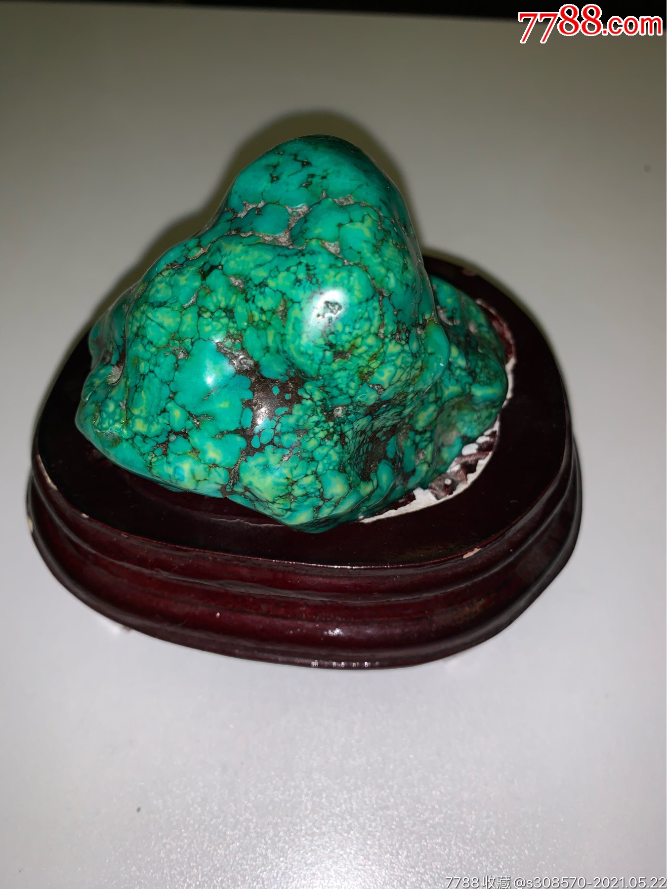 绿松原石摆件-绿松石-7788收藏