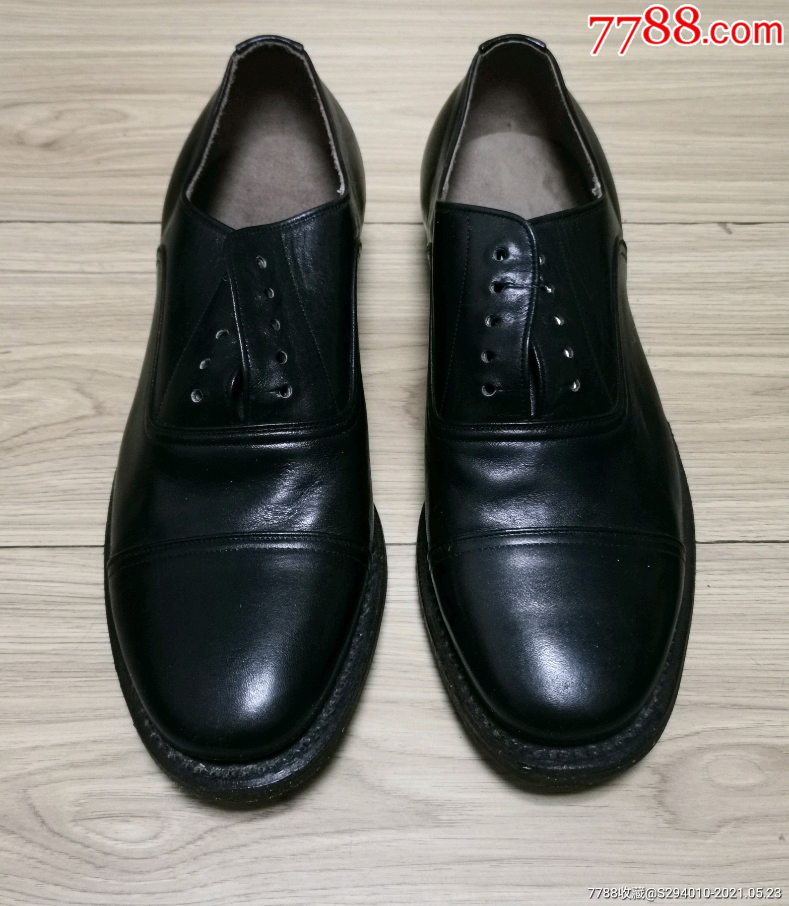 全新7八顶级3516三接头皮鞋二双41码发放正品19859186年