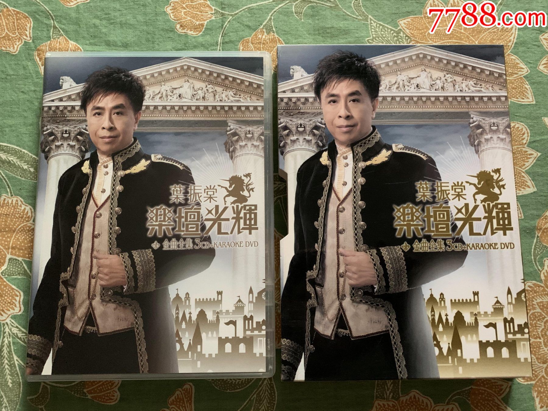 叶振棠乐坛光辉金曲全集香港原装正版3cddvd亲笔签名珍藏版