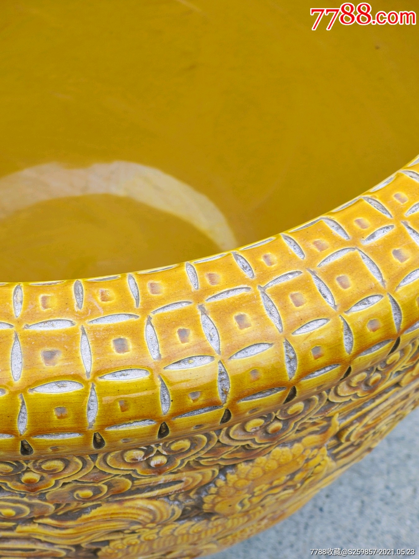 狮子滚绣球大卷缸