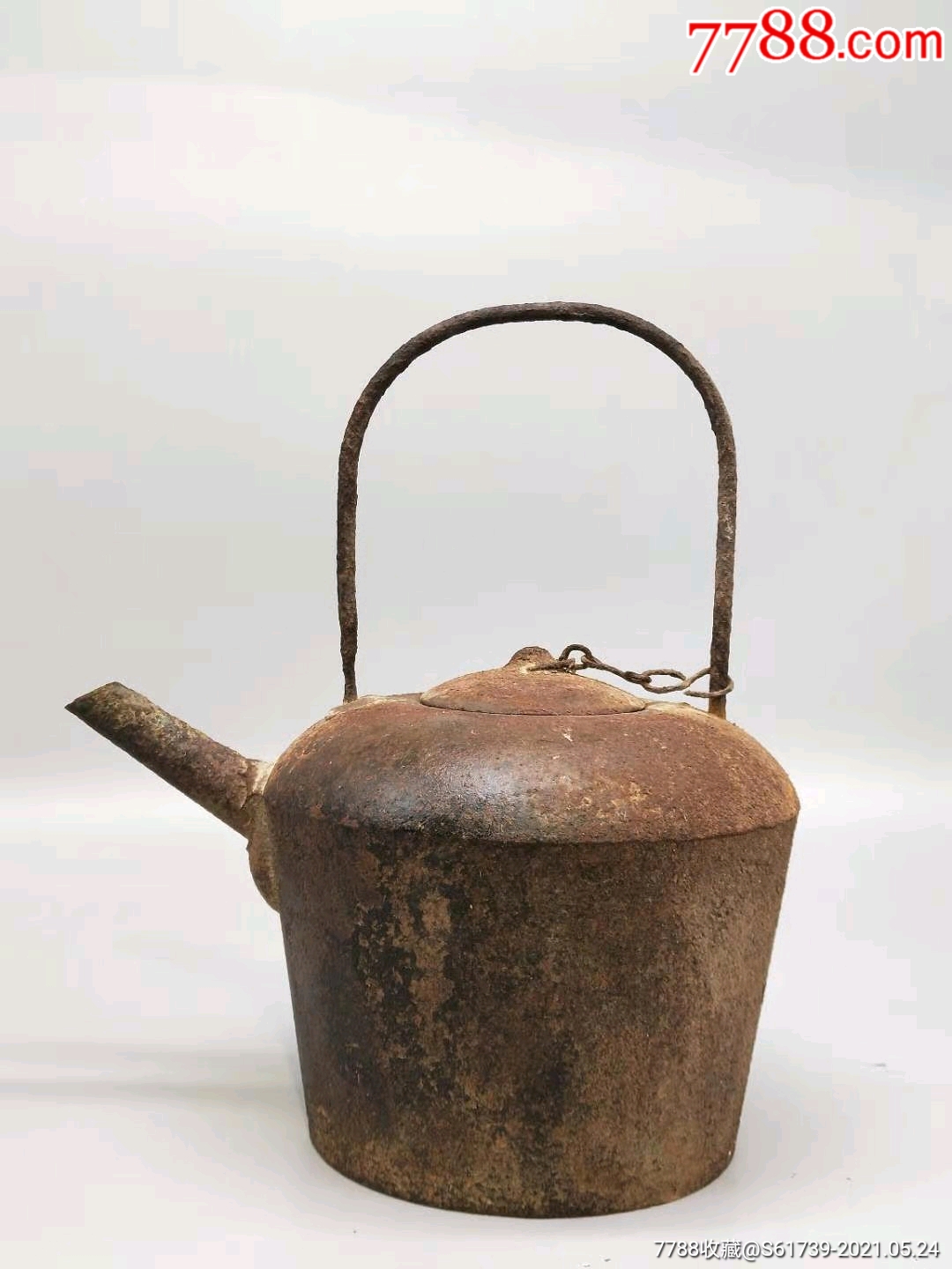 清代养生茶壶_日本铁壶/铁壶_二会收藏【7788收藏__收藏热线】